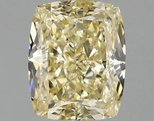 1.00ct Cushion modified Lab Grown Diamond (Colour Fancy Intense Yellow, Clarity VVS2, IGI Certified)