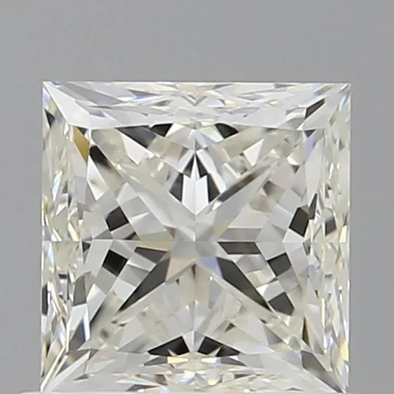 1.01ct Princess Natural Diamond (Colour J, Clarity VVS2, GIA Certified)