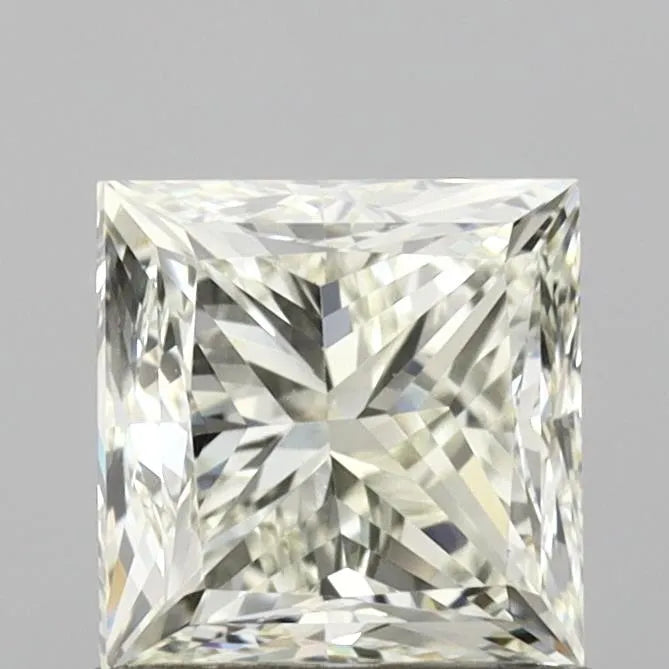 1.01ct Princess Natural Diamond (Colour K, Clarity VVS2, Cut VG, IGI Certified)