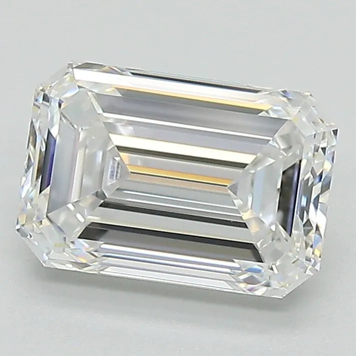 2.00ct Emerald Lab Grown Diamond (Colour D, Clarity VVS2, IGI Certified)