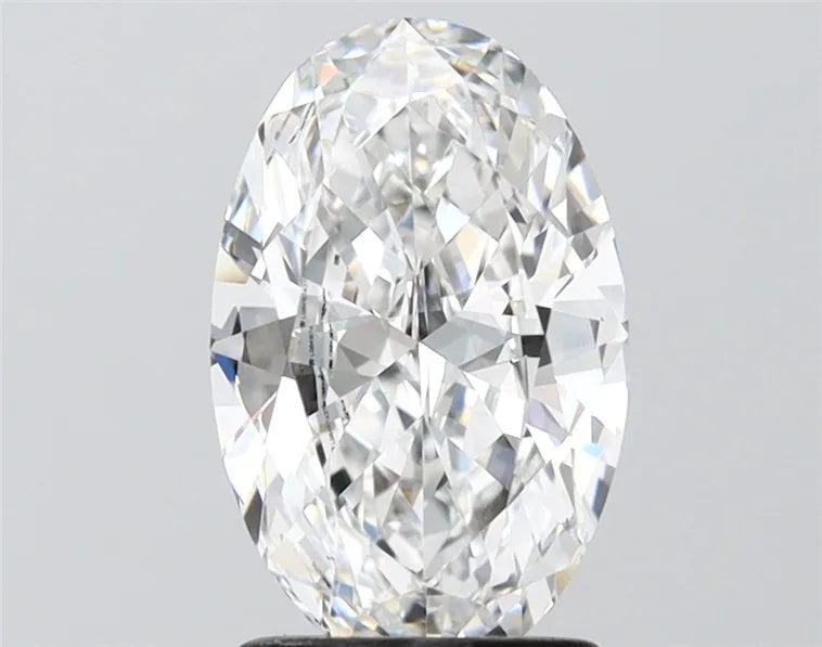 2.00ct Oval Lab Grown Diamond (Colour D, Clarity VVS2, IGI Certified)