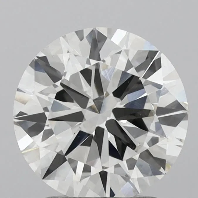 2.00ct Round Lab Grown Diamond (Colour G, Clarity VVS2, Cut EX, IGI Certified)