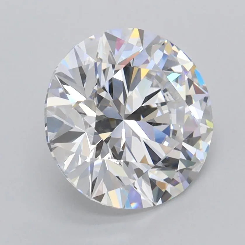 2.21ct Round Lab Grown Diamond (Colour D, Clarity FL, Cut ID, IGI Certified)