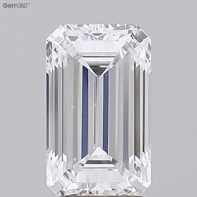 2.50ct Emerald Lab Grown Diamond (Colour D, Clarity VS2, IGI Certified)