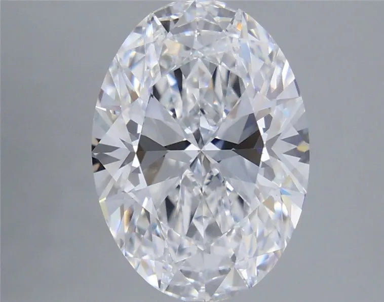 2.54ct Oval Lab Grown Diamond (Colour D, Clarity VVS1, IGI Certified)