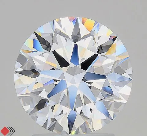 2.73ct Round Lab Grown Diamond (Colour D, Clarity VVS1, Cut ID, IGI Certified)