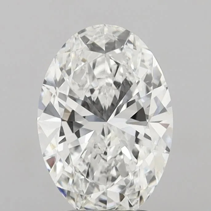 3.00ct Oval Lab Grown Diamond (Colour E, Clarity VVS2, IGI Certified)