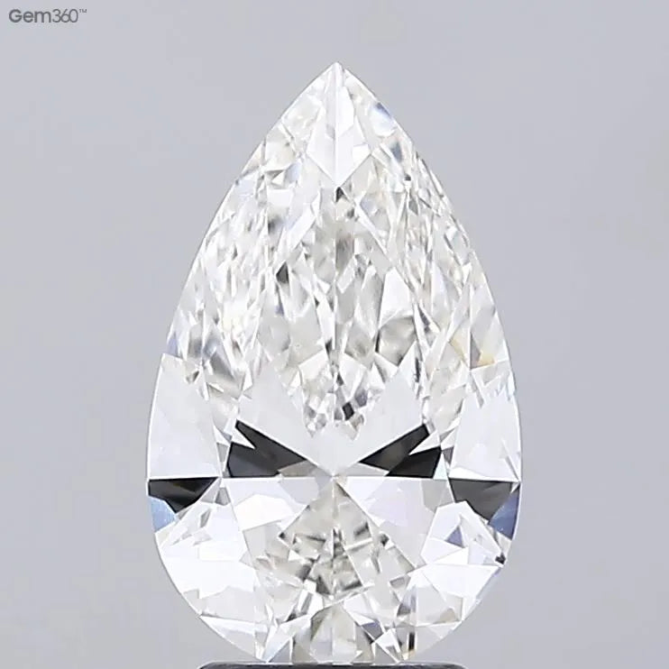 3.08ct Pear Lab Grown Diamond (Colour H, Clarity VVS2, IGI Certified)