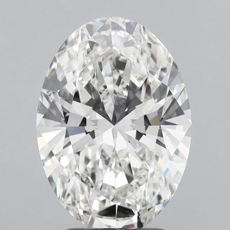 3.20ct Oval Lab Grown Diamond (Colour F, Clarity VS1, IGI Certified)