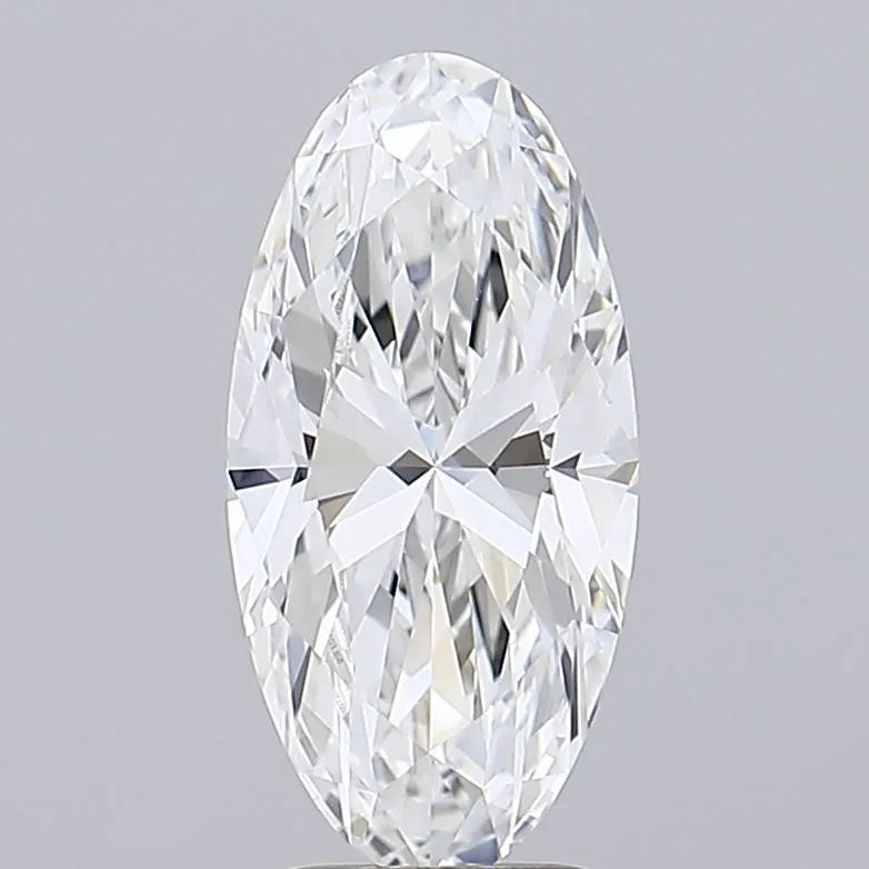 3.52ct Oval Lab Grown Diamond (Colour E, Clarity VVS2, IGI Certified)