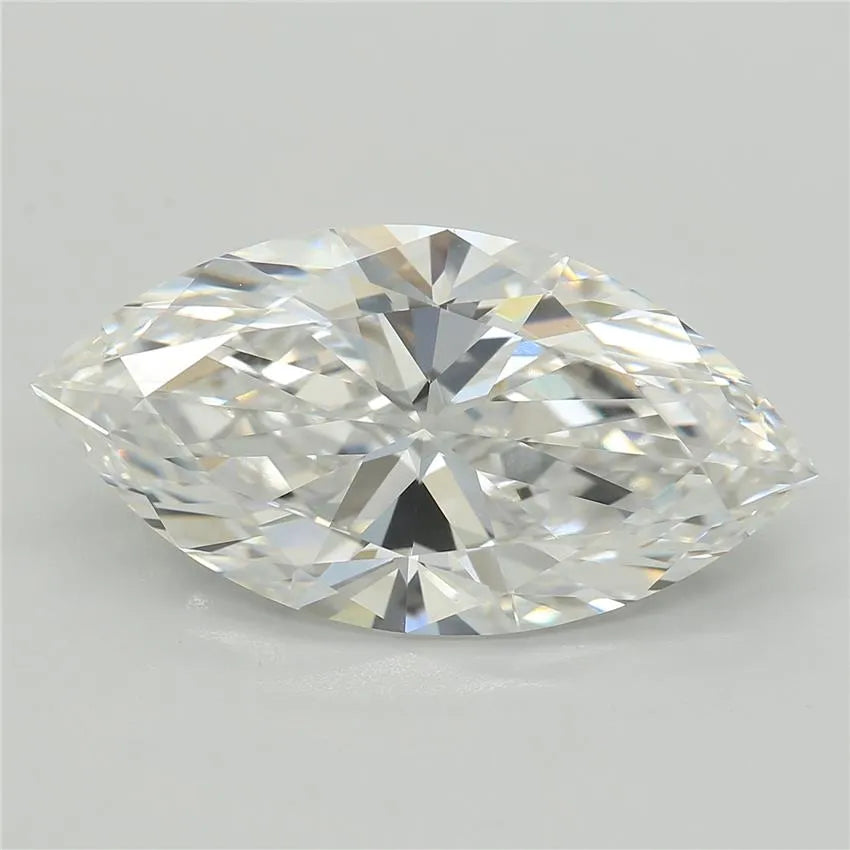 4.04ct Marquise Lab Grown Diamond (Colour E, Clarity VVS2, IGI Certified)