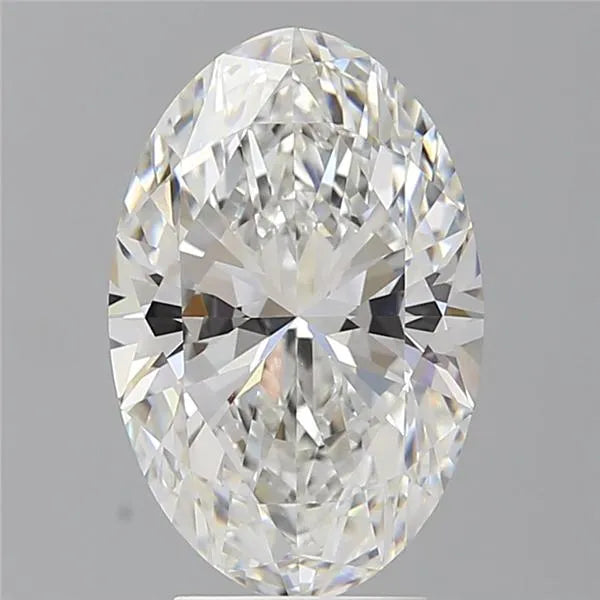 4.09ct Oval Lab Grown Diamond (Colour E, Clarity VVS2, IGI Certified)