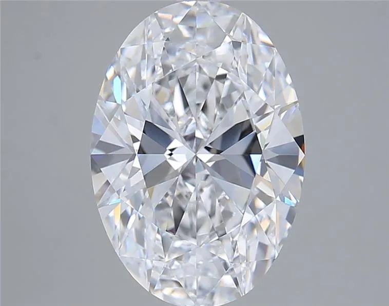 5.02ct Oval Lab Grown Diamond (Colour D, Clarity VVS2, IGI Certified)