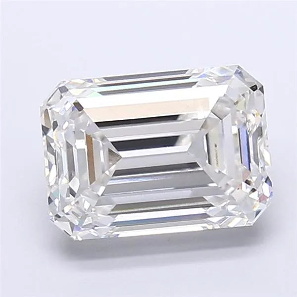 5.25ct Emerald Lab Grown Diamond (Colour F, Clarity VVS1, IGI Certified)