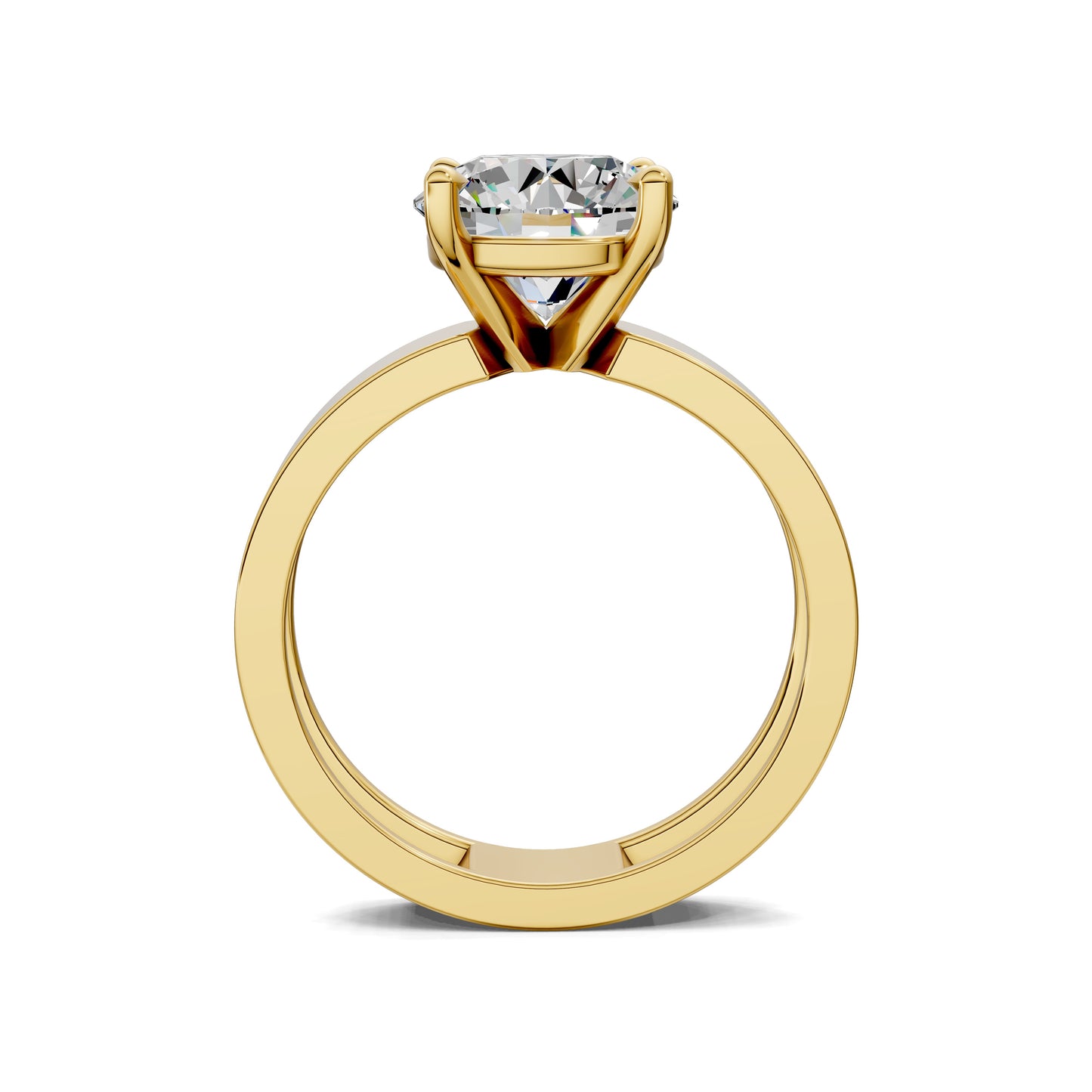 AUREA ROUND BOLD SOLITAIRE RING