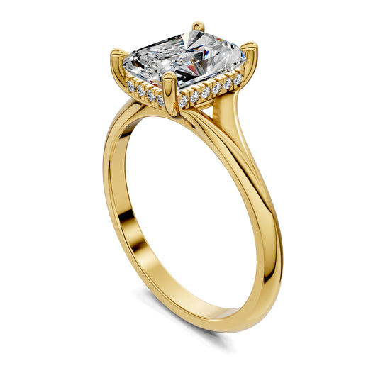 LUMINA RADIANT HIDDEN HALO RING