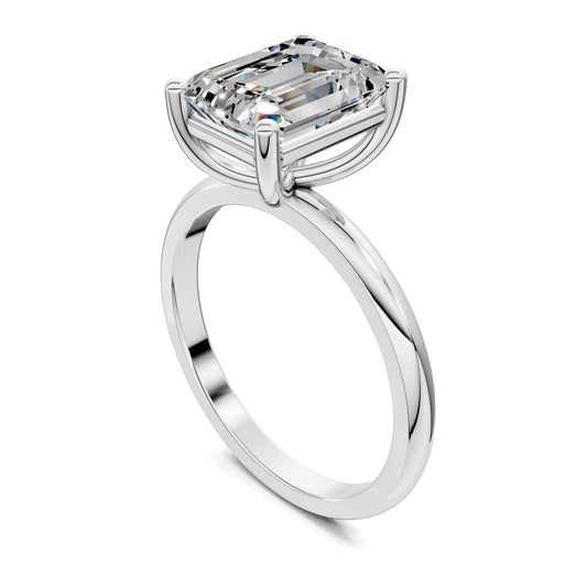 VALORA EMERALD CUT RING