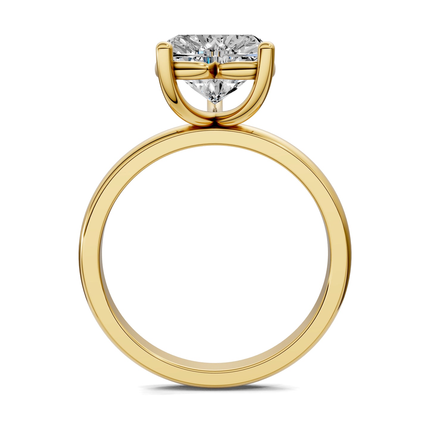 AMOUR HEART CUT ENGAGEMENT RING