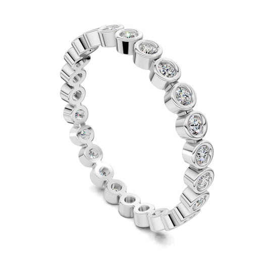 MAYA ROUND DIAMOND ETERNITY BAND