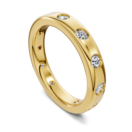 CLAIRE FLUSH-SET DIAMOND ETERNITY BAND