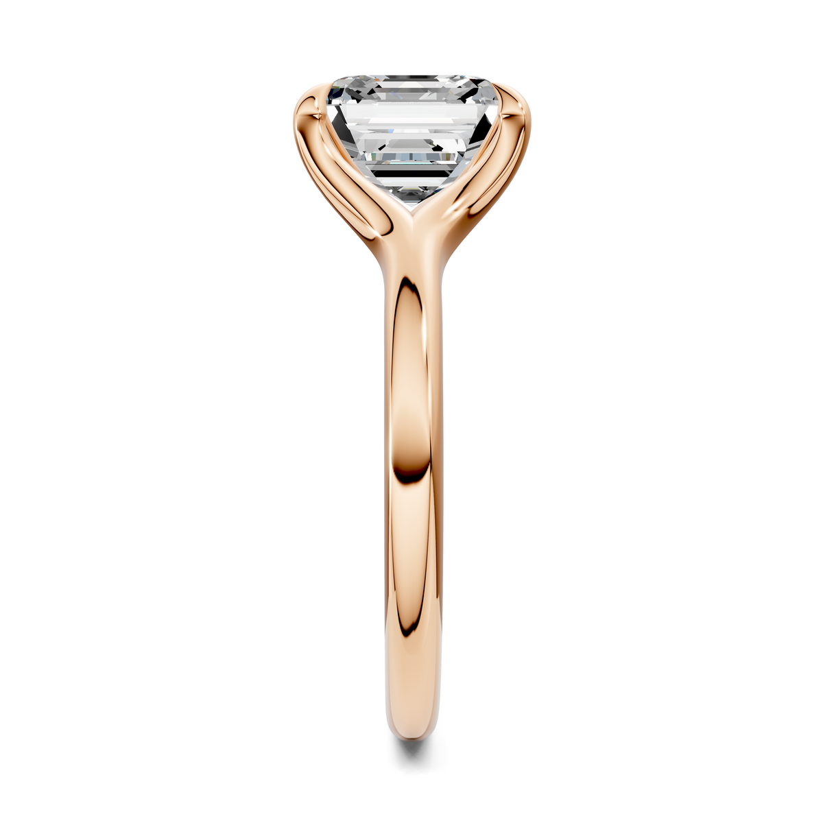 Brooklyn Crisscross Cathedral Solitaire Ring