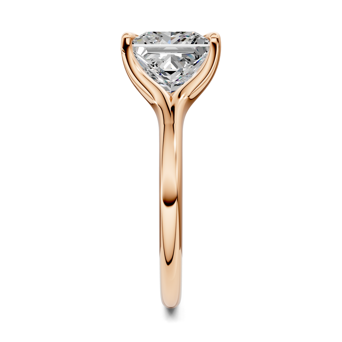 Brooklyn Crisscross Cathedral Solitaire Ring