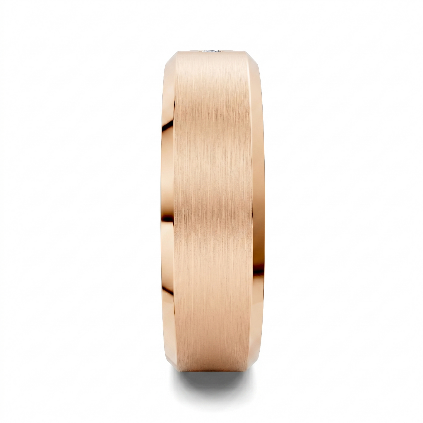 WYATT MATTE BEVELED DIAMOND BAND
