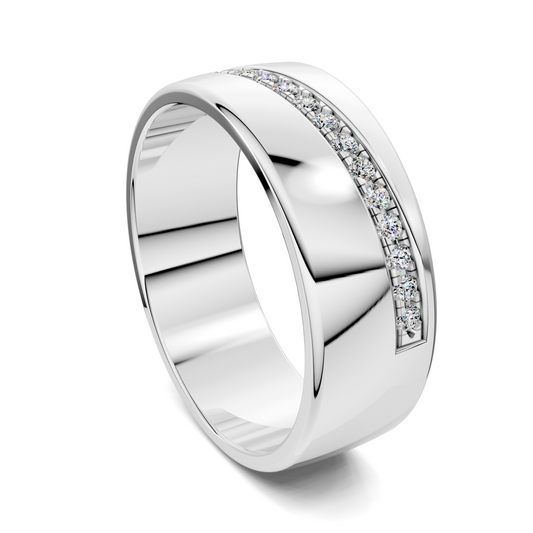 EDWIN DIAGONAL CHANNEL DIAMOND BAND