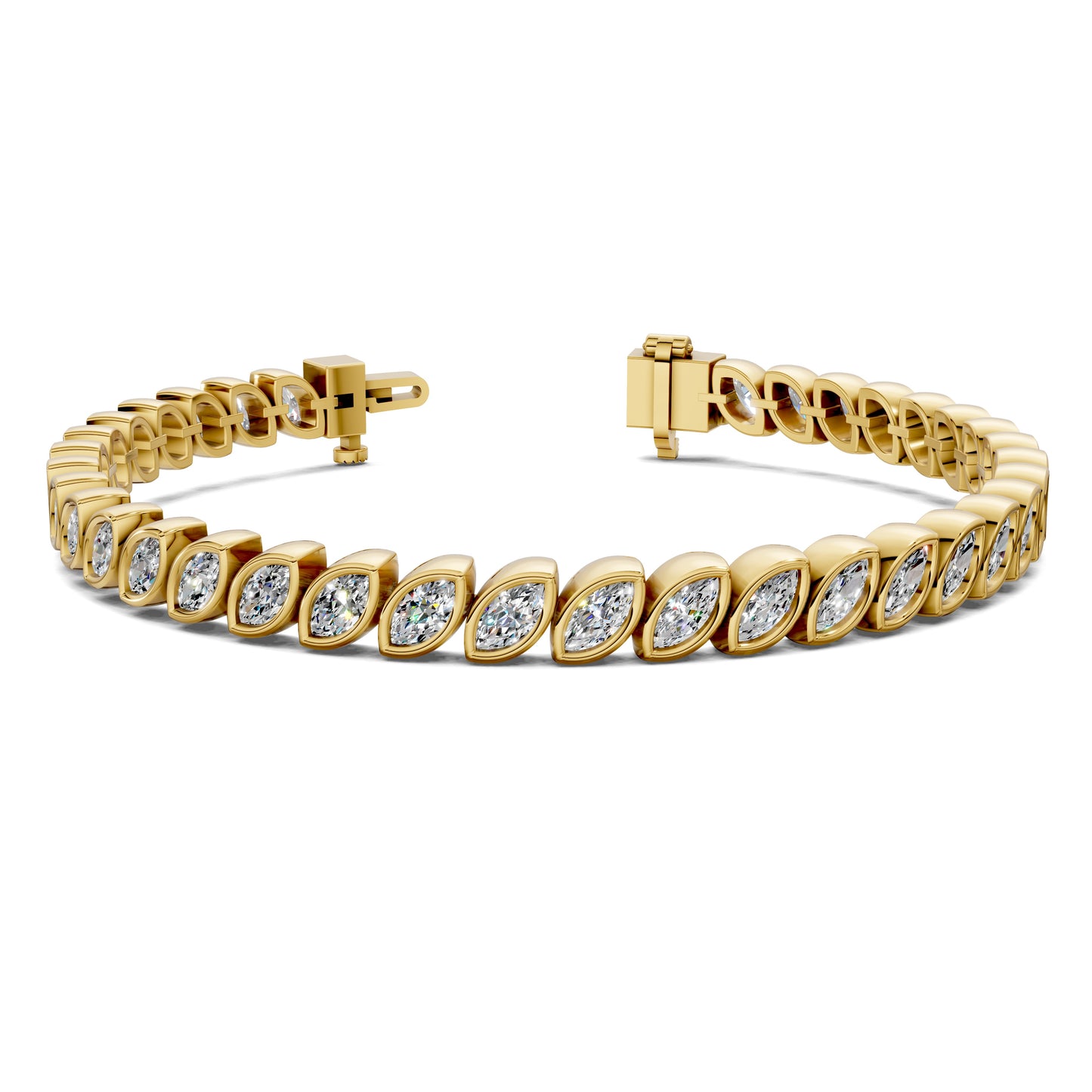 MARQUISE BEZEL TENNIS BRACELET