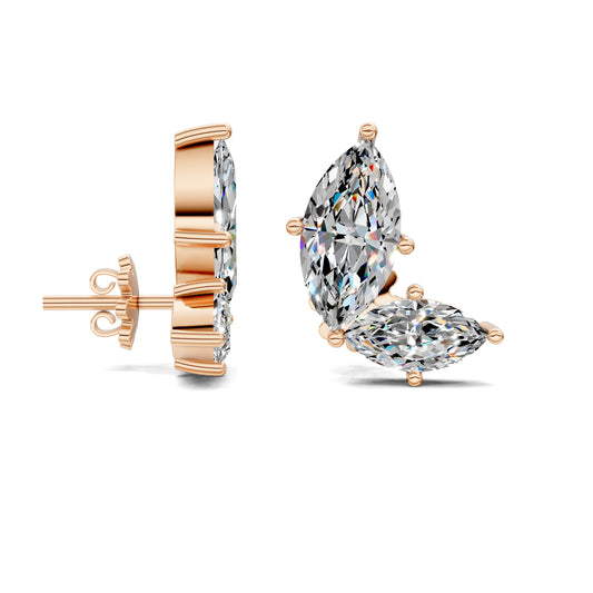 MARQUISE BUTTERFLY EARRING