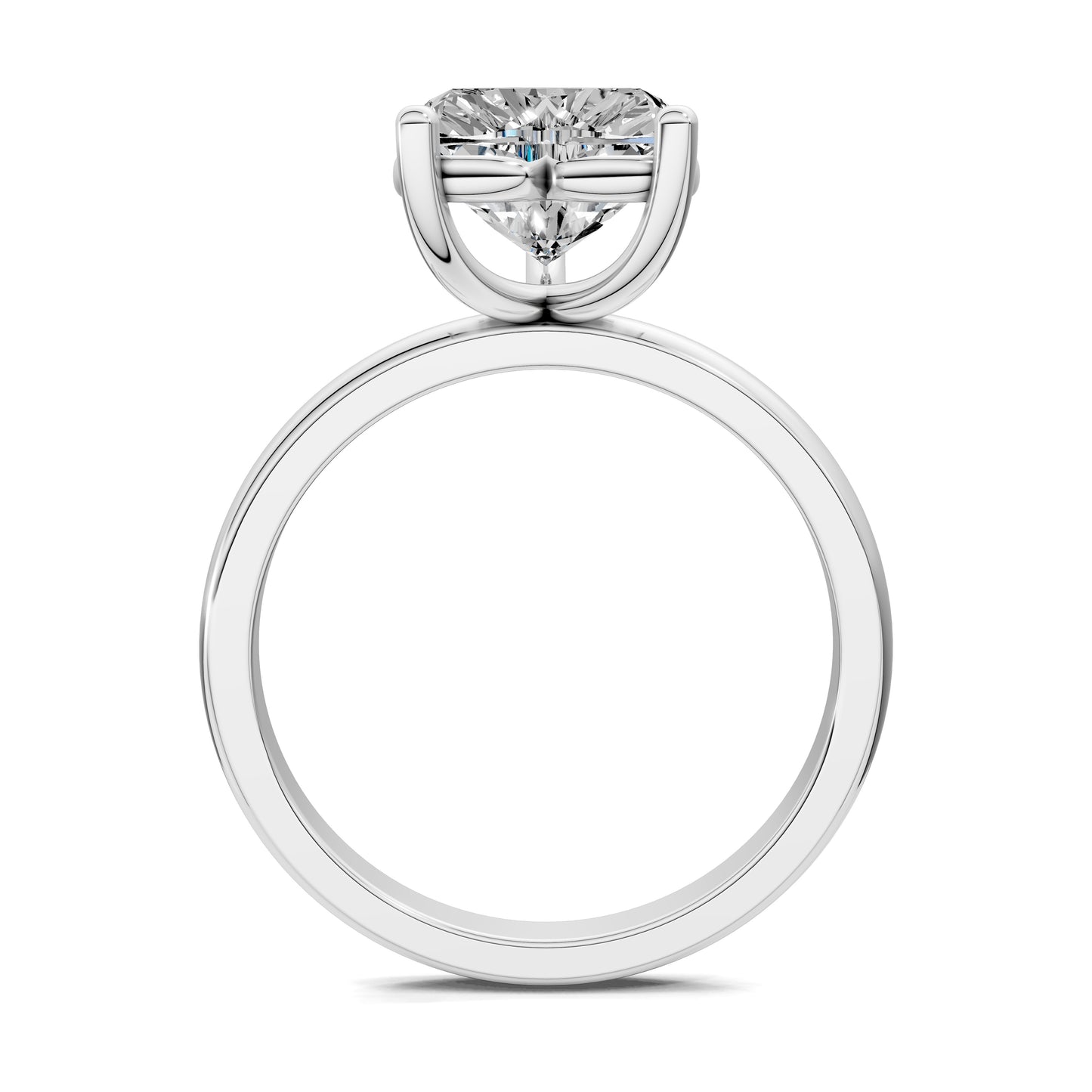 AMOUR HEART CUT ENGAGEMENT RING