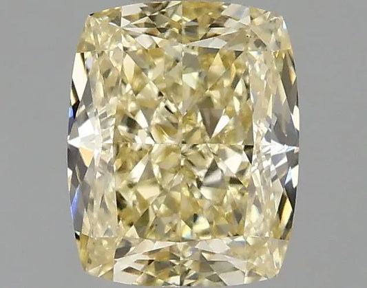 1.00ct Cushion modified Lab Grown Diamond (Colour Fancy Intense Yellow, Clarity VVS2, IGI Certified)