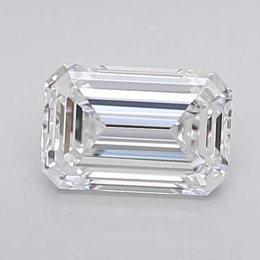 1.00ct Emerald Lab Grown Diamond (Colour D, Clarity IF, IGI Certified)