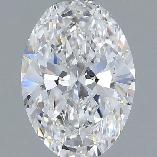 1.00ct Oval Lab Grown Diamond (Colour D, Clarity IF, IGI Certified)