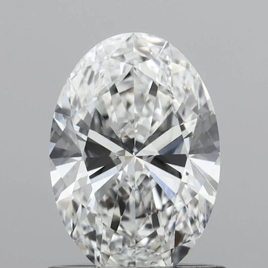 1.00ct Oval Lab Grown Diamond (Colour D, Clarity VVS1, IGI Certified)