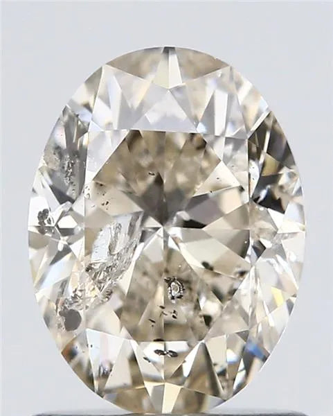 1.00ct Oval Natural Diamond (Colour J, Clarity I1, IGI Certified)
