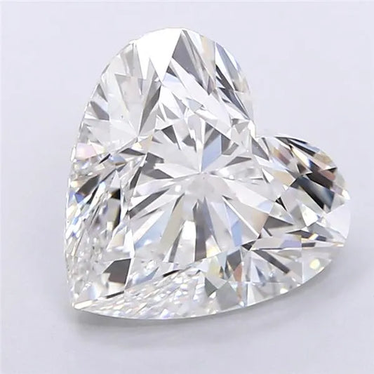1.01ct Heart Lab Grown Diamond (Colour E, Clarity VS2, IGI Certified)