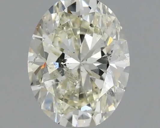 1.01ct Oval Natural Diamond (Colour K, Clarity I1, Cut VG, IGI Certified)