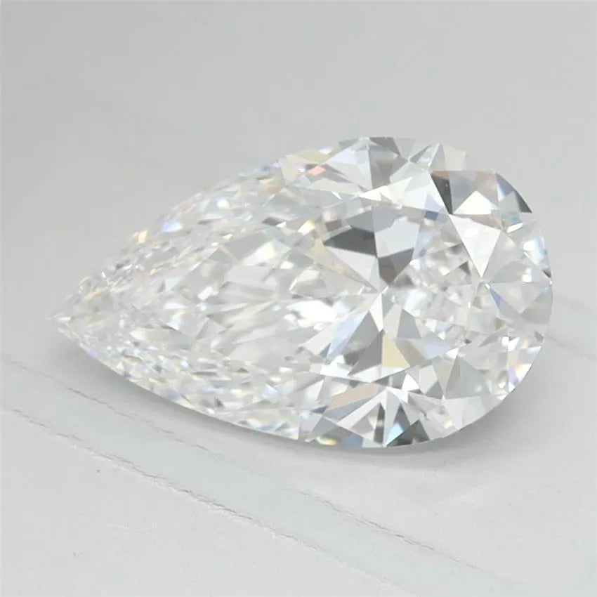 1.01ct Pear Lab Grown Diamond (Colour D, Clarity FL, IGI Certified)