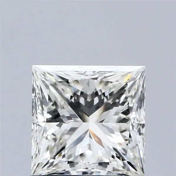 1.01ct Princess Natural Diamond (Colour H, Clarity IF, Cut VG, IGI Certified)