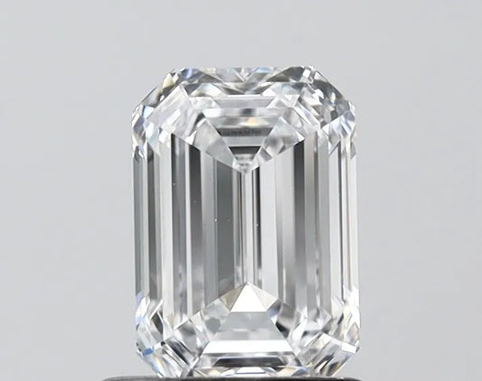 1.02ct Emerald Lab Grown Diamond (Colour D, Clarity FL, IGI Certified)
