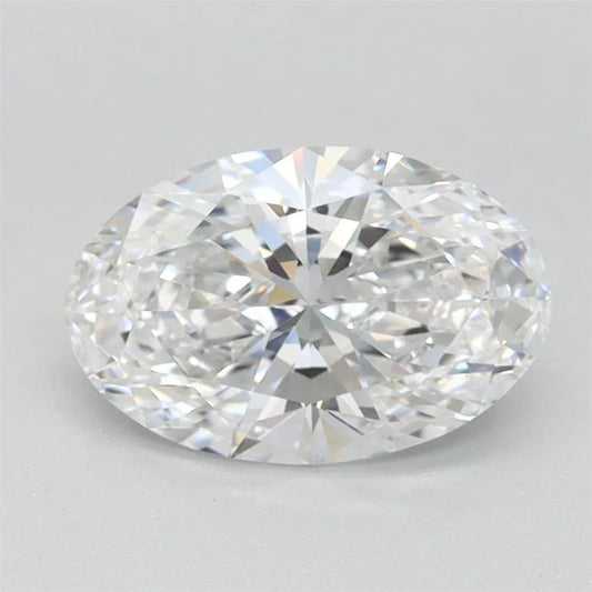 1.02ct Oval Lab Grown Diamond (Colour D, Clarity FL, IGI Certified)