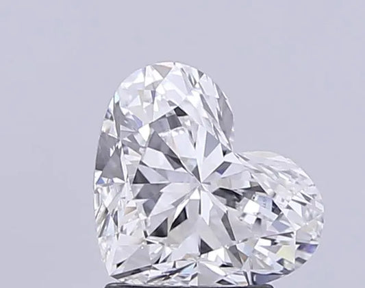 1.03ct Heart Lab Grown Diamond (Colour E, Clarity VS1, IGI Certified)