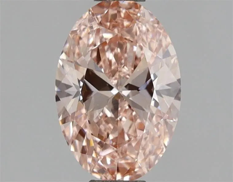 1.03ct Oval Lab Grown Diamond (Colour Fancy Vivid Pink, Clarity VS1, IGI Certified)