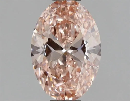 1.03ct Oval Lab Grown Diamond (Colour Fancy Vivid Pink, Clarity VS1, IGI Certified)
