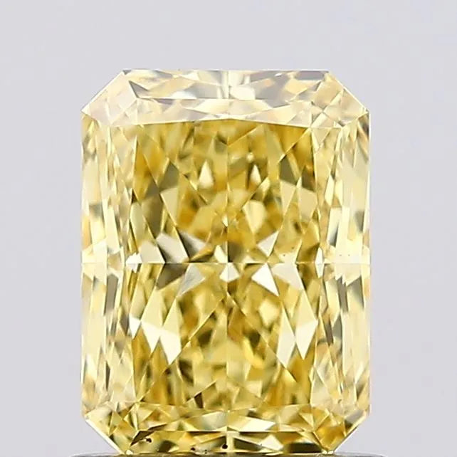 1.03ct Radiant Lab Grown Diamond (Colour Fancy Vivid Yellow, Clarity VS1, IGI Certified)