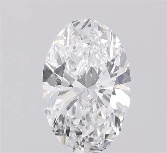 1.05ct Oval Lab Grown Diamond (Colour D, Clarity VVS2, IGI Certified)
