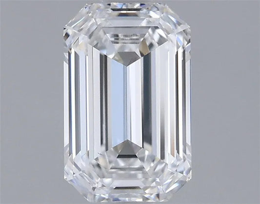 1.08ct Emerald Lab Grown Diamond (Colour D, Clarity VS2, IGI Certified)