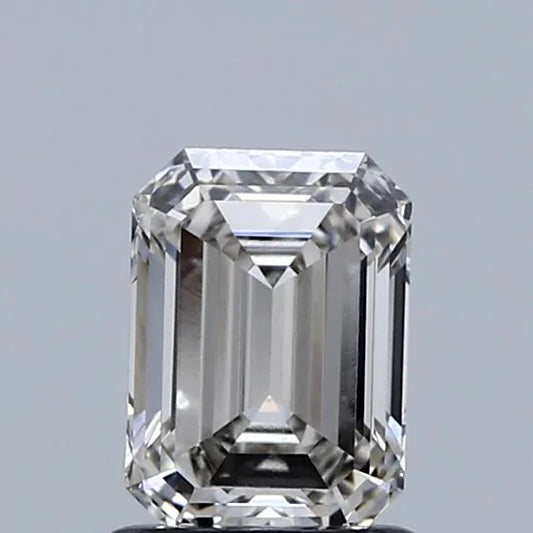 1.12ct Emerald Lab Grown Diamond (Colour H, Clarity VVS2, IGI Certified)