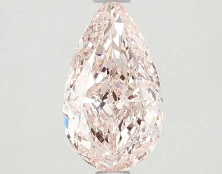 1.14ct Pear Lab Grown Diamond (Colour Fancy Intense Pink, Clarity VS1, IGI Certified)